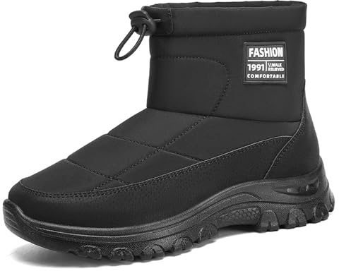 Generico Scarponi Neve Donna Invernali Stivaletti Con Fodera Doposci Termiche Dopo Sci Imbottiti Scarpe Da Neve Calde Stivali Antiscivolo Impermeabili Snow Boots Per All'Acqua Trekkin