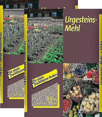 Urgesteinsmehl 10 kg Dünger BodenAktivator Rasen KalkDIABAS