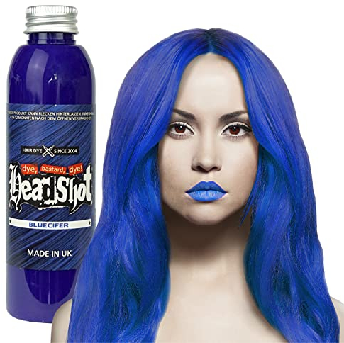 Blaue Haarfarbe Headshot Bluecifer, Semi-permanente Haartönung 150 ml