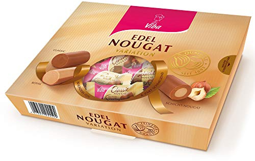 Viba Edel Nougat Selection Classic Royal Schicht | 34 % Haselnüssen, sorgfältig verarbeitet für einen besonders cremigen Biss