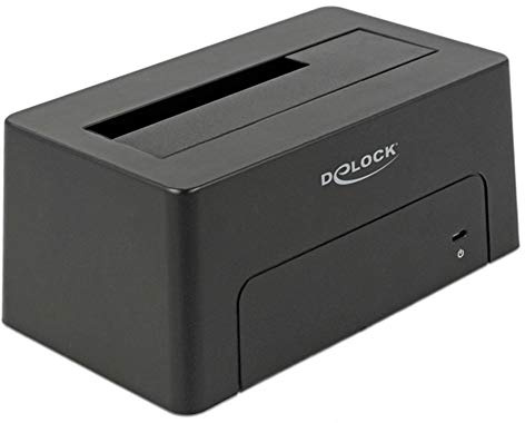 DeLOCK 63958 docking station per unità di archiviazione USB 3.1 (3.1 Gen 2) Type-C Nero