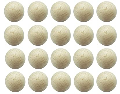 10/20 Stück Tischfußball Kickerbälle 33 mm – Buchenholz Kickerbälle, Kickerball, Tischfussball, Tischkicker Kicker-Ball, Ersatz, Ball, Spiel (20 Bälle)