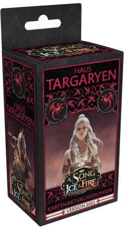 CMON, A Song of Ice & Fire – Haus Targaryen Kartenaktualisierungen, Erweiterung, Tabletop, 2 Spieler, Ab 14+ Jahren, 45+ Minuten, Deutsch, Mehrsprachig