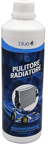 blue Additivo per Pulizia radiatore pulisce valvole incrostate, termostati e Pompe. per Tutti i Motori a combustione. (5 Litri)