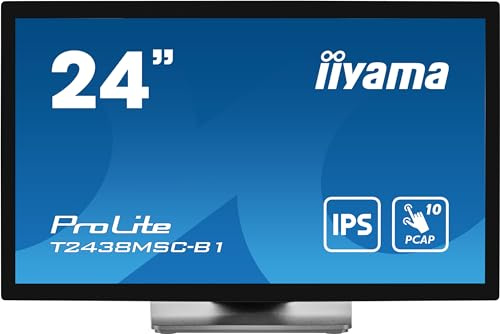 iiyama ProLite computer monitor 60.5 cm (23.8) 1920 x 1080 pixels Full HD LED Touchscreen Black