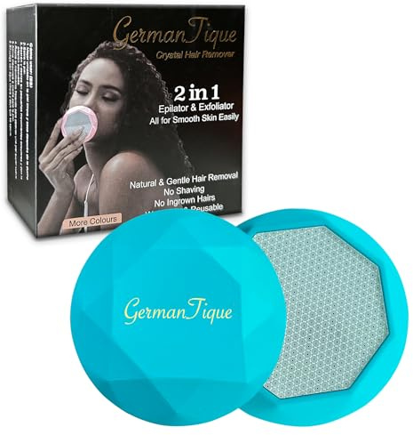 Germantique Crystal Hair Eraser,Waxless Painless Hair Removal & Exfoliation