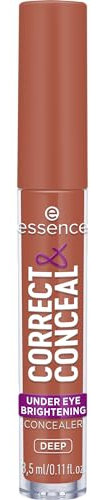 essence CORRECT & CONCEAL under eye brightening concealer, Nr. 40, Rot, aufhellend, farbkorrigierend, natürlich, für sensible Haut, vegan, ölfrei, ohne Parfüm, ohne Alkohol, 1er Pack (3.5ml)