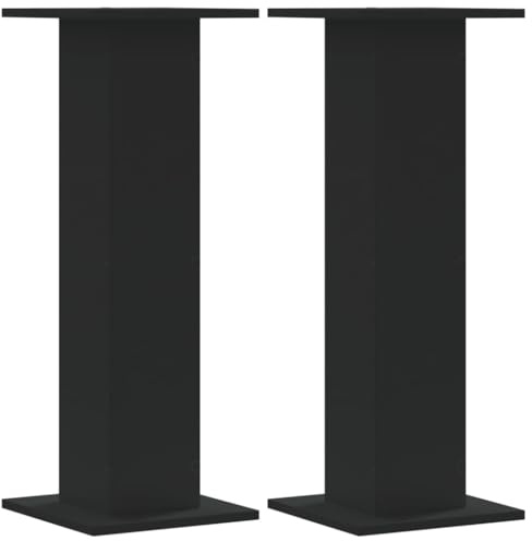 vidaXL Lautsprecherständer 2 STK. Schwarz 30x30x80 cm Holzwerkstoff