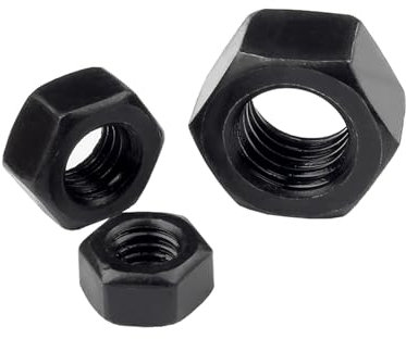 1-3 Stück M14 M18 M20 M22 M24 M27 M30 M36 8,8 Grade Hochfeste Sechskantmutter Schraubkappe Geschwärzte Mutternbefestigungen(M16 (3pcs))