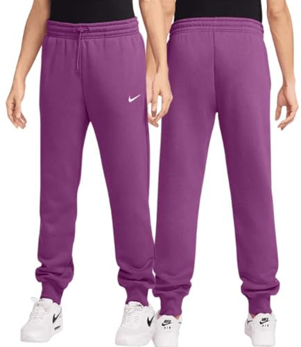 Nike Sportswear Phoenix Fleece Damen-Trainingshose Mit Mittelhohem Bund, Hot Fuchsia/Sail, FZ7626-518, M
