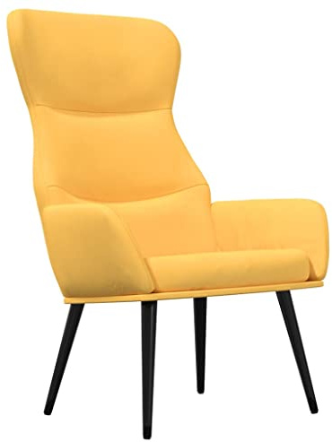 vidaXL Relaxsessel Senfgelb Stoff