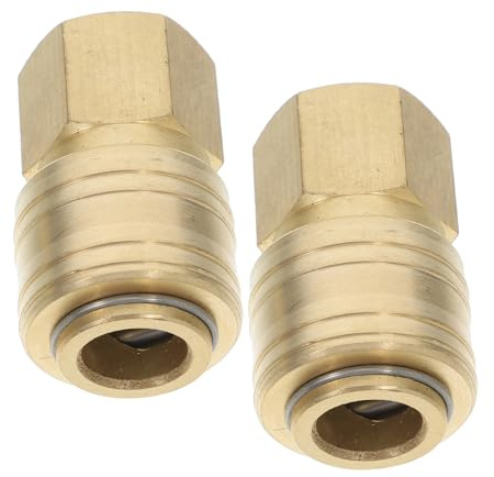 BESTYASH 2 pezzi Raccordi Bsp per Compressori Aria Attacchi Maschio per Tubazioni Pneumatiche Installazione e Resistente Alla Compatibile con Strumenti Pneumatici e Applicazioni