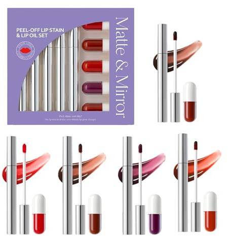 Gloss Labial | 10 Pièces Teinture à Lèvres Imperméable | Gloss Résistant pour Routine Beauté Quotidienne Femmes Voyage Rencontres Mariage