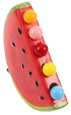 TOYANDONA 1 ensemble de fourchettes à cornichons en acier inoxydable - Petites fourchettes à cocktail avec bocal de rangement en céramique pour olives, apéritifs, desserts, fruits de mer