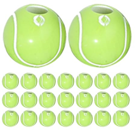 FOMIYES 300 Perline da Tennis Sciolte per Gioielli Piccole Perle a Forma di Pallina da Tennis per Braccialetti Collane e Orecchini Fai da Te Materiale Robusto e Resistente per Progetti