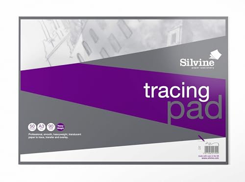 Sivine transparent papper tung A3