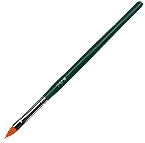 KREUL 202606 - Universalpinsel Basic Synthetics, für Kunst, Hobby, Schule und Großverbraucher, Besatz aus Feinem Nylonhaar, Katzenzunge, Größe 6