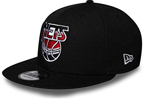 New Era 9Fifty HWC Nets KepsEra Herrar - snapback cap basebollkeps flat brim hatt Snapback, med skärm Vinter Höst Vår Sommar Sommar-Vinter - One Size svart