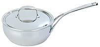 Demeyere konische Sauteuse 18 cm & Edelstahldeckel