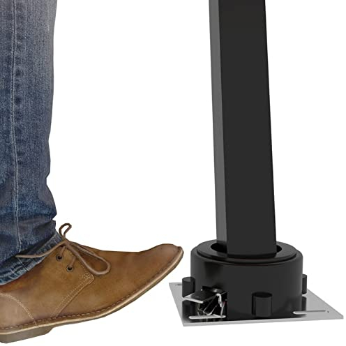 ZEYUAN Standmarkise Einziehbar Handbetrieben, Balkon Markise, Sonnenschutz, Balkon überdachung, Sonnenmarkise, Terrassen-markisen, 400x300 cm Anthrazit