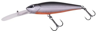 ZECK - Kleiner Twitchbait ideal für Barschangler - Hitch 2.0 | 6,0 cm | 1,8 m Suspender - Grey Fire