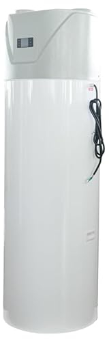 SMETA Chauffe-Eau électrique 200 L, Pompe à Chaleur Air-Eau avec Sortie Supérieure et Eau Chaude à 60 °C, Contrôle Wi-FI, Dégivrage et Stérilisation Automatiques pour Usage Domestique et Commercial