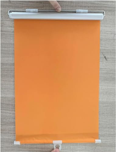 Verdunkelungsrollo, Saugnapf-Thermo-Rollos, stanzfrei einziehbarer Balkon-Sonnenschutz, Sonnenschutz-Isolierung, Schattierungsvorhang, Fenster-Rollo, Küche, Büro, Auto, Sichtschutz (B 58 x H 125 cm (2
