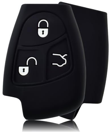OFFCURVE Schlüsselhülle Autoschlüssel Hülle, Schlüsselcover Schlüsselgehäuse Schutzhülle für Mercedes Benz A B C E R S Class ML CL CLK CLS SLK R350 S350 S430 S500 S600 SL500 SL600 SLK180 SLK230 SLK320