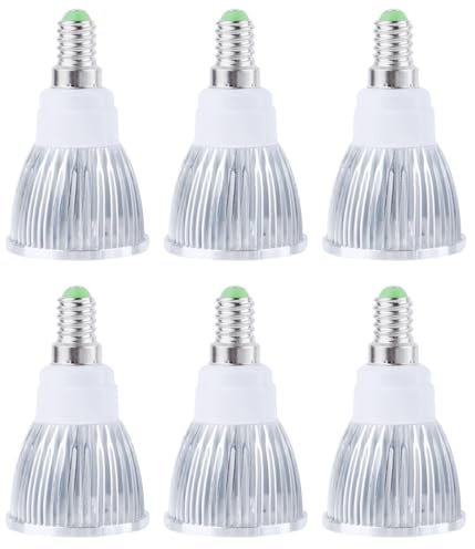 Lampadina E14 LED Faretto 9W, Luce Bianca Freddo 6000K 800LM, Equivalenti ad Lampada Alogene da 80W, Non Dimmerabili, Fascio 120 Gradi Spotlight LED, 6 confezione (Bianca Freddo-6000K, E14)
