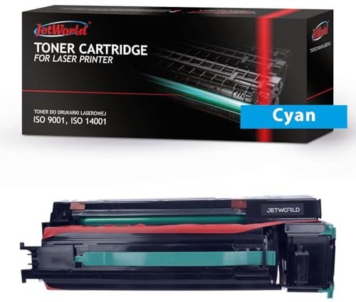 JetWorld Toner Ersatz Lexmark C792X1CG Cyan für C792de, C792dhe, C792dte, C792e 20000 Seiten je Tonerkartusche, Hochwertiger Druck
