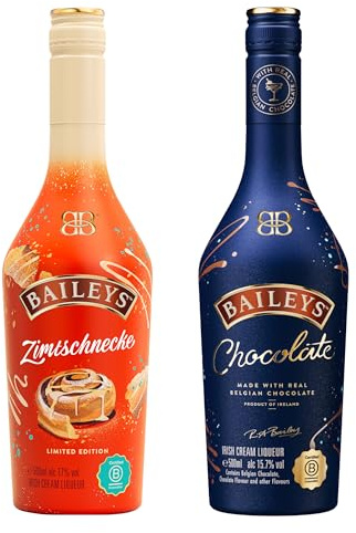 Baileys Set: Baileys Zimtschnecke 500ml und Baileys Chocolate 500 ml