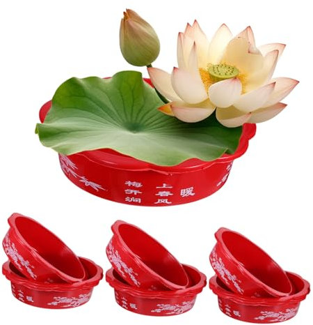 INOOMP 10pièces Pots Hydroponiques Plastique pour Narcisses Et Nénuphars Récipients Arrondis Idéaux pour Décoration Intérieure Et Jardin