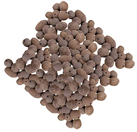 MOTHNUR Argilla Espansa Traspirante per Piante, Materiale Drenante per Giardinaggio, Ciottoli in Ceramsite 1 kg per Coltivazione e Decorazione Vaso
