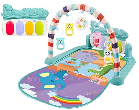 Gimnasio De Juegos Para Bebe, Gimansio De Actividades Musical Para Bebés, Manta De Juego Para Bebé Con Piano, Alfombra De Juegos Bebes Con Música Y Luces, Juguetes Sensoriales Gimnasio Baby