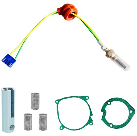 Glühkerze Diesel Standheizung,Standheizung Zubehör mit 3 Filter,Standheizung Keramik Ersatzteile Kit Parkheizung Auto Lkw Kompatibel mit 12V 2KW 5KW 8KW Standheizung Ersatzteile für Auto Lkw Boot (02)