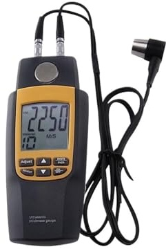 Misuratore di spessore, Spessimetro, Strumento Di Misura A Ultrasuoni 1.2~220mm Acciaio Display LCD Rame Ferro Plastica Piastrelle Ottone Oro E Argento Misuratore di profondità della vernice