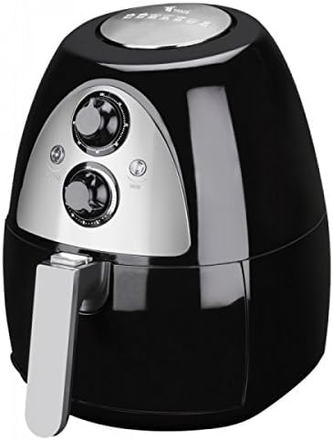 FREIDORA SIN ACEITE 2 litros. Control de temperatura hasta 230º. Capacidad depósito: 4 litros. Capacidad cesta: 2 litros. Color negro con Panel de acero inoxidable. 1230W