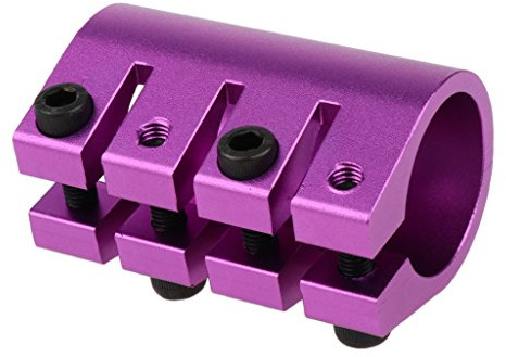 Unbekannt Sharplace Aluminium Lenkerklemme für Tretroller, Lila