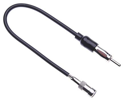 Aftermarket Radio Antennenadapter Fahrzeug Antenne Für Ausgewählte Europäische Radios Kompatibel mit Buick, Cadillac, Ford, Mercedes Benz, Mitsubishi Motorola Typ DIN Stecker Auf ISO Buchse