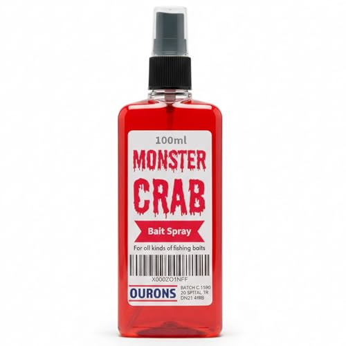 OURONS 100ml Bait Spray Monster Crab Fishing Attractant Flavour