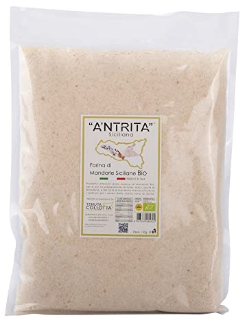 A'Ntrita® - Farine d'Amandes Biologiques 1 Kg - 100% Italiennes - Produit en Sicile