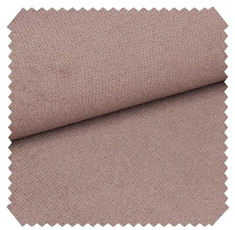 novely® PASSAU - Samtig Weicher Chenille-Möbelstoff - Robuster Polsterstoff - Pflegeleichte Meterware 1lfm | Farbe: 27 Altrosa