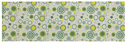 WENKO Weichschaummatte Retro, rutschfeste Bodenmatte, vielseitig nutzbar als pflegeleichter Duschvorleger & schmutzabweisender Küchenläufer, hygienisch, atmungsaktiv, zuschneidbar, 65 x 200 cm