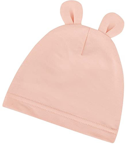 Sevira Kids - Babymütze Bär, Bambus, einfarbig