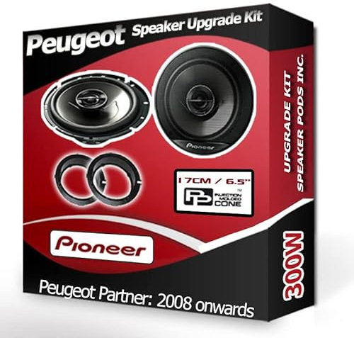 Partner Speaker upgrade Front Door Pioneer car speakers 6.5 17cm 300W