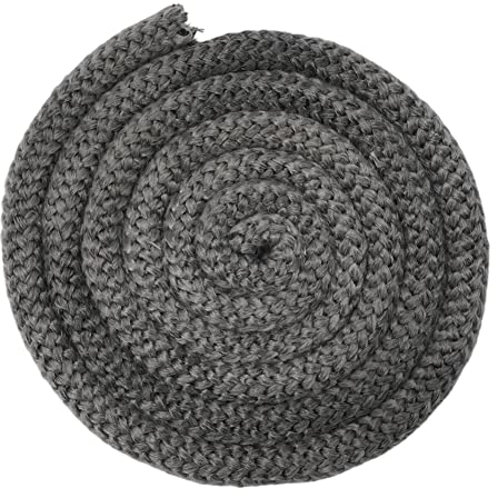 Donkivvy Joint de porte de poêle à bois, corde de poêle 20 mm, joint rond en fibre de verre 3 mètres pour poêles à bois