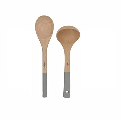 Cookut, Cuillère et louche en bois - Gris