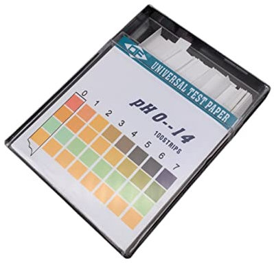 WALNUTS 100 Stück 0-14 PH Teststreifen Lackmuspapier Universal Alkalische Säure Indikatorpapier for Wasser Speichel Boden Aquarien PH Tester
