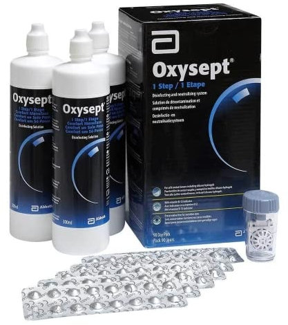 Oxysept 1-Step Soft Contact Lens Disinfecting, Neutralising and Storing 3MONTH