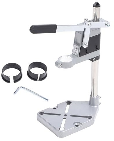 Perceuse à Sol, Outil Rotatif, Station de Travail, Perceuse à Colonne, Station de Travail, Perceuse à Colonne, Cadre Fixe Rotatif à 90 ° pour Réparation D'établi de Perceuse, Noir